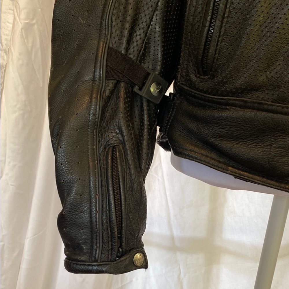 Joe Rocket Black Leather Jacket - Picture 3 of 16